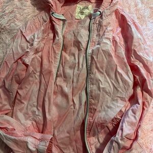 Zine Medium Pink Gradient Light Zip Up Jacket